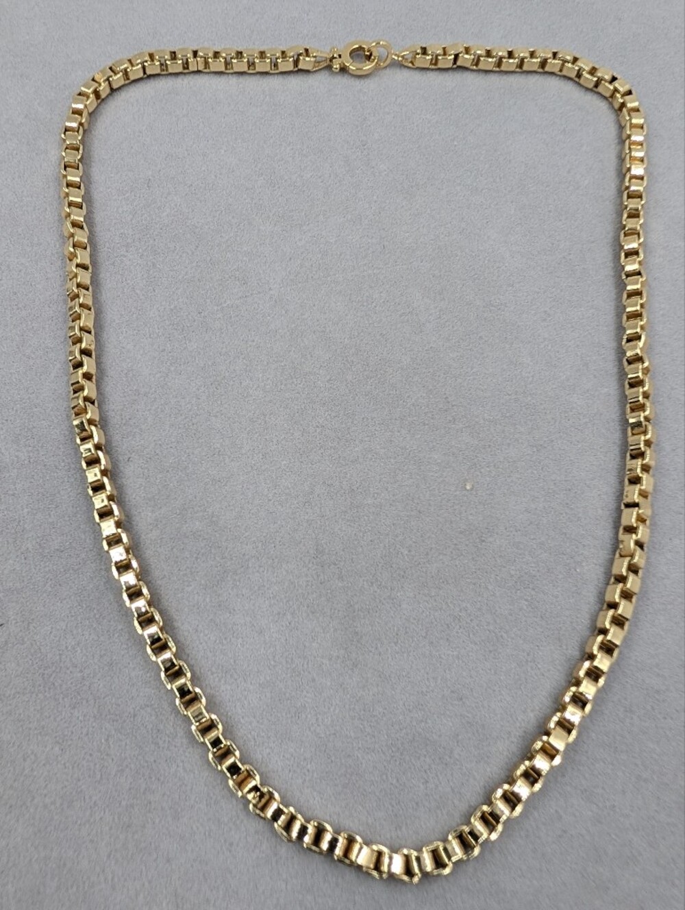 Gorjana Bodhi Box Chain Necklace 18K Gold Plated Vintage Inspired | M211 - Picture 5 of 6